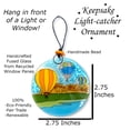 thumbnail image 2 of Ruth's Ethical Goods Hot Air Balloon Christmas Tree Ornament - Art Glass Light Catcher, 2 of 6