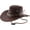 Brown, variant on Cracked Cow Hat With Bull Head Band Western Panama Hat Wide Brim Outdoor Hat for Halloween Birthday Party