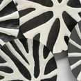 thumbnail image 3 of Modernist Home Tribal Bursts Wall Sculpture, Five Attached Black and White Roundels, Lacquered Iron, Hand Made, 22 Inches, 3 of 6