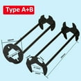 thumbnail image 3 of Wrench,Under Sink Wrench 2pcs Tool Universal Wrench Faucet Sink Wrench Plumbers Wrench 7 Sizes Wrench Set Under, 3 of 6