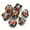 Black Red, variant on 7pcs New Dragon King'S Eye Faceted Dice Set Resin Digital Dice Running Group Table Game Party Game Additions Dragon King Series D4 D6 D8 D10 D12 D20