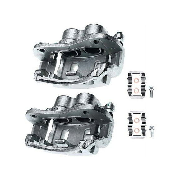 Brake Caliper Set 2 - Compatible with 2012 - 2015 Chevy Captiva Sport 2013 2014