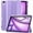 Lavender, variant on GEAK Compatible with iPad Air 11 Inch Case M3/M2 (2024/2025),  iPad Air 5th/4th Generation Case 10.9 inch (2022/2020) with Pencil Holder, Support Auto Wake/Sleep, Black
