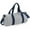 Light Grey/French Navy, variant on Bagbase Plain Varsity Duffle/Duffel Bag (20 Liters)