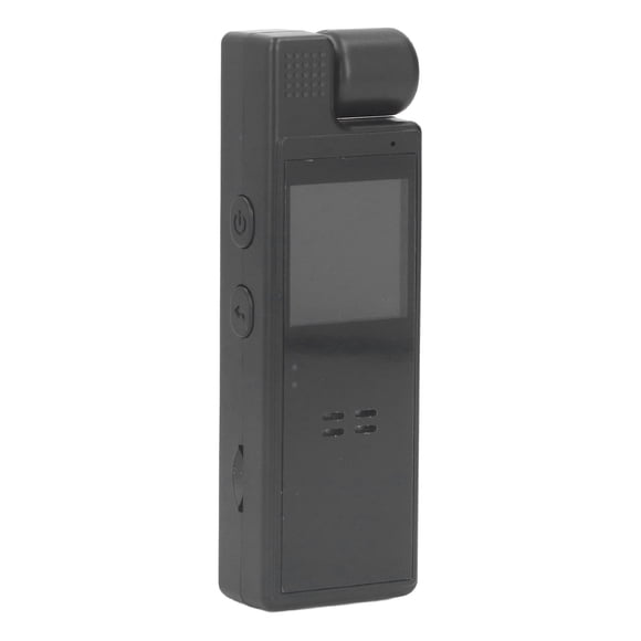 Mini Cámara Con Clip, Cuerpo De Bolsillo De Plástico, Cámara Desgastada, Cancelación De Ruido, 5 Luces Infrarrojas, Batería De 1200 MAh Para Grabación De Reuniones