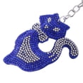 thumbnail image 3 of Lvero de cristal, lvero , colgante de bolso, abalorio para niñas Azul Hugo Lowrie llavero llavero, 3 of 5