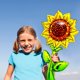 thumbnail image 4 of Globos de Flores YONGSHENG 10 Piezas Girasol Margarita Rosa Roja Tulipán, 4 of 5