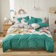 thumbnail image 1 of DMC : Juego De Ropa De Cama 5 En 1 : Funda De Edredón Y Almohada Sábanas Ajustables Altura Suti 5 ~ 25cm Super Individual/Queen/King 3 Tallas, 1 of 4