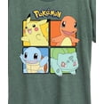 thumbnail image 3 of Pokémon - Pikachu Charmander Bulbasaur Squirtle Square -  Women's Short Sleeve Graphic T-Shirt, 3 of 5