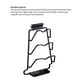 thumbnail image 2 of Soporte De Pared De Tapa Estante De Tapa Colgante Duradero Desmontable De Aluminio De Tres Capas Con Plato De Agua Kearding HA025340-01, 2 of 7