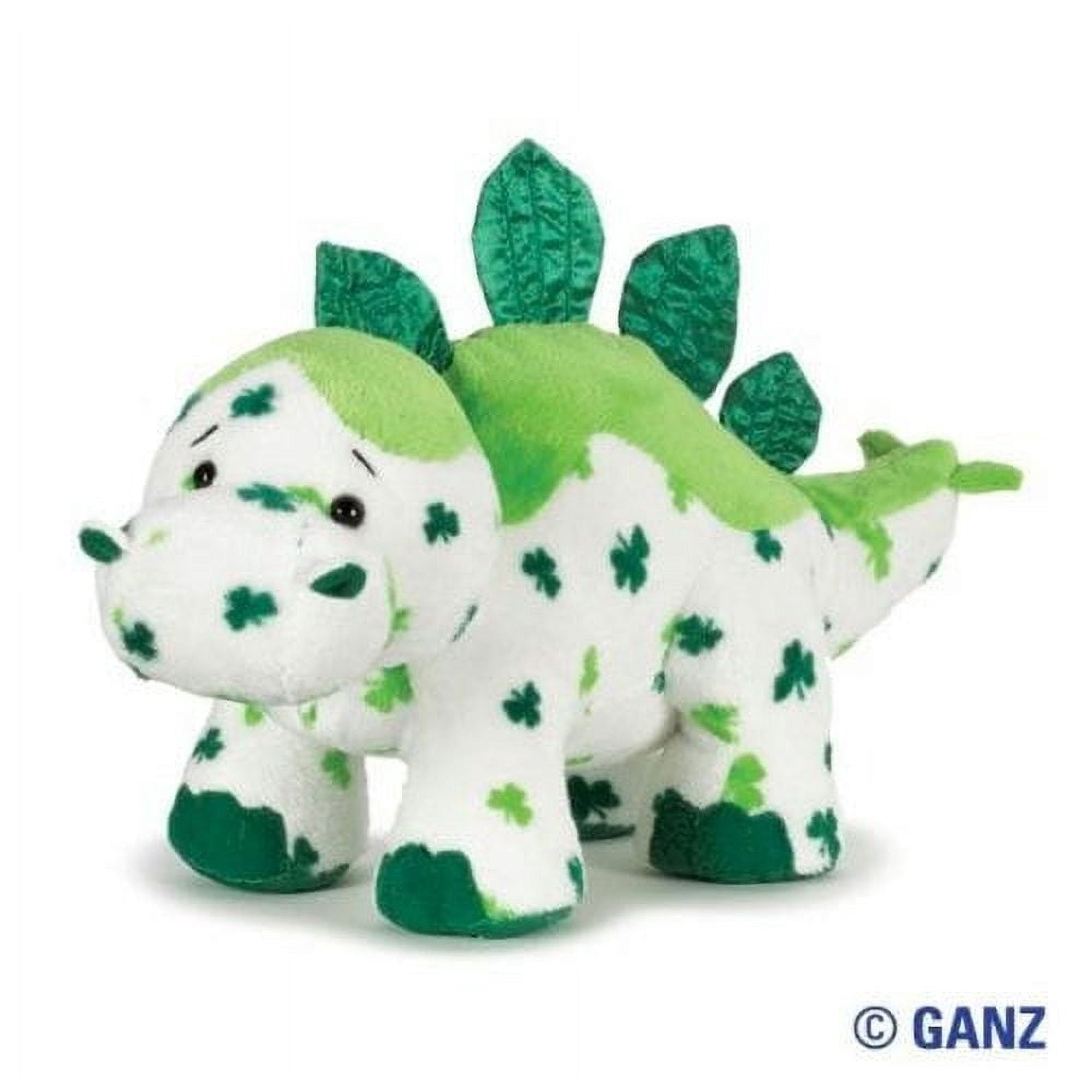Webkinz Lucky Dino St Patrick's Day Stuffed Dinosaur Toy Brand New with Sealed Tag, Unused Code