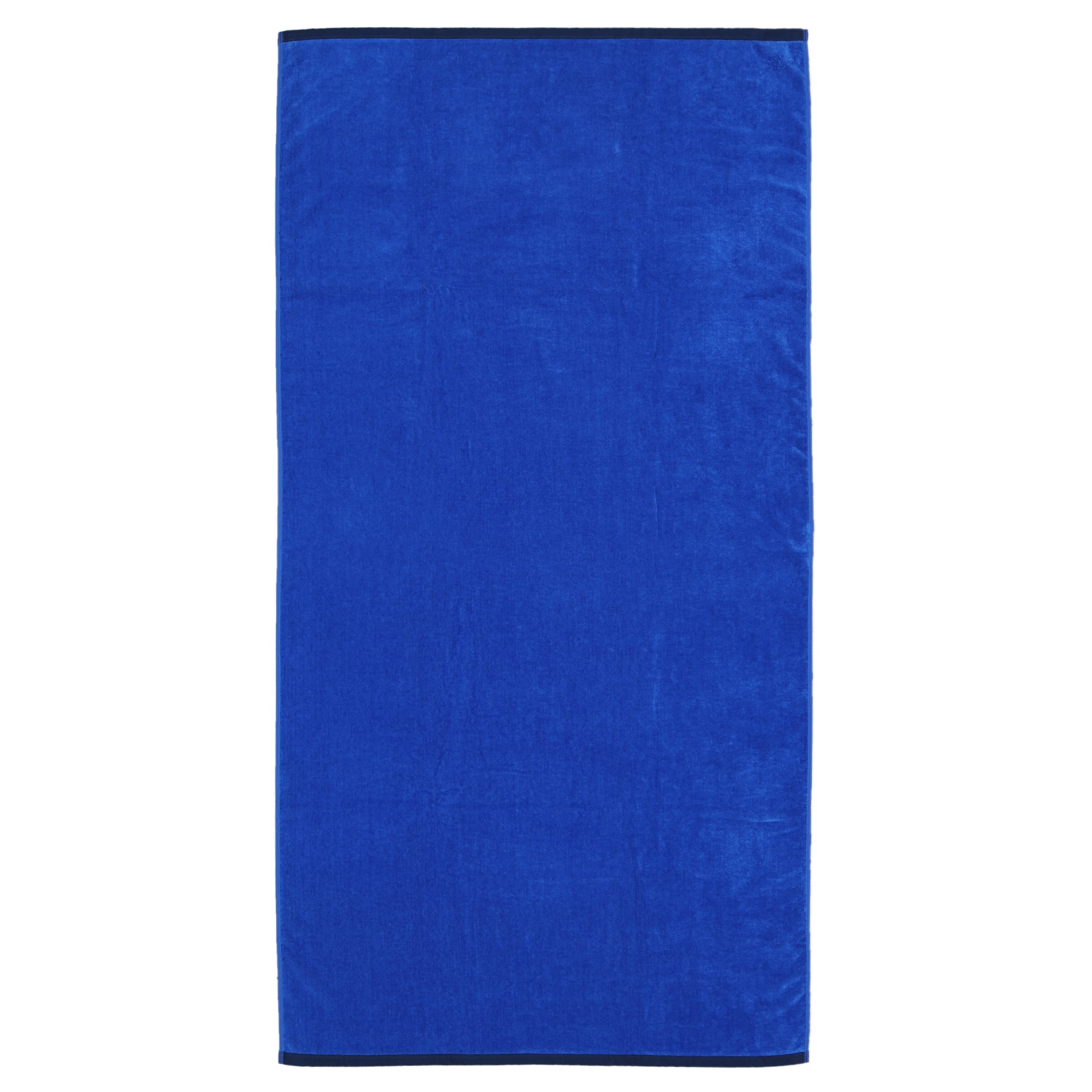 Mainstays Solid Reversible Beach Towel, Cobalt/Blue, 1 Piece, 36" x 72"