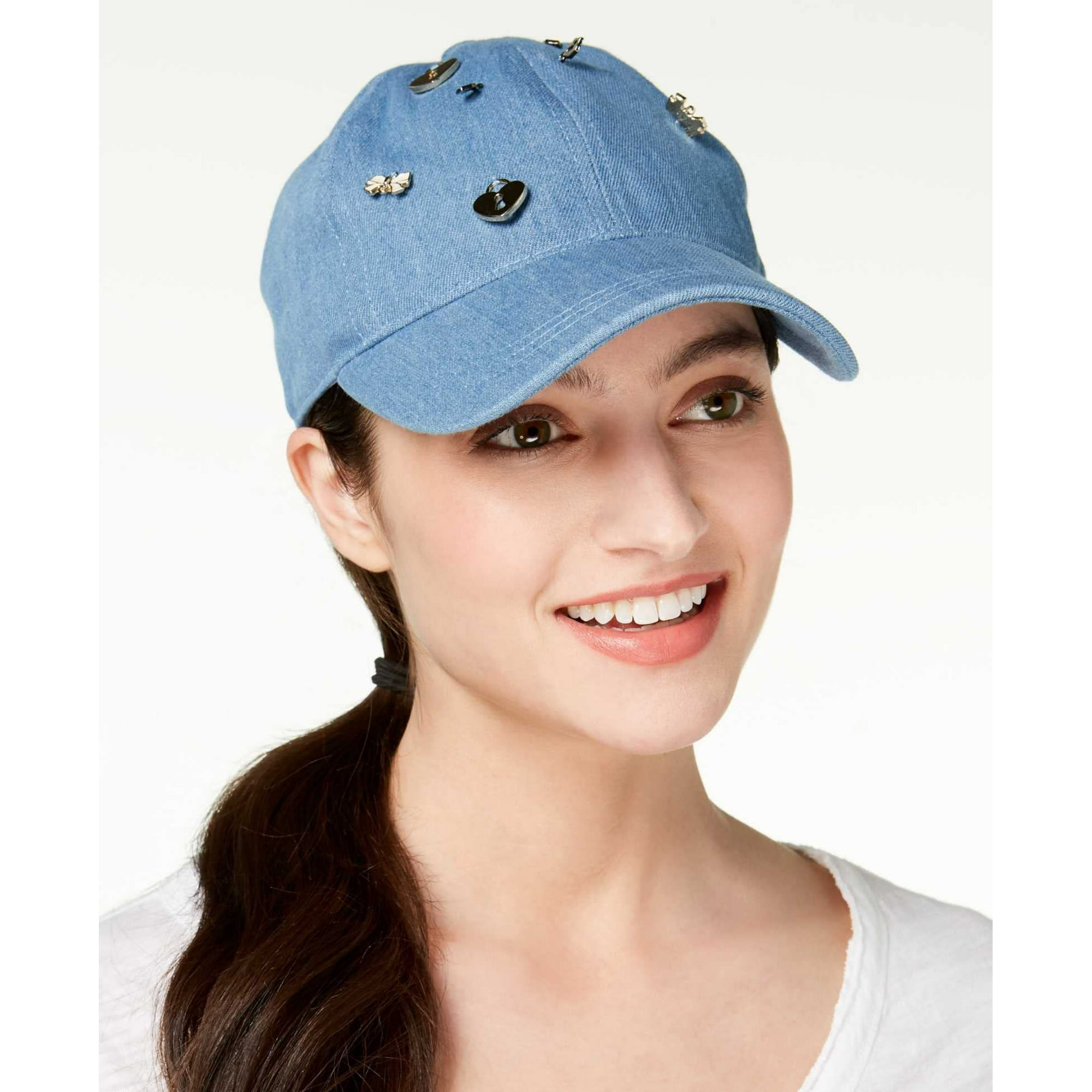 Light denim baseball cap on sale