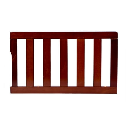 Dream On Me Convertible Crib Toddler Guard Rail in Espresso, Converts Cribs to Toddler Beds