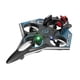 thumbnail image 3 of Aviones RC de espuma para niños con control remoto de espuma y luz, que giran 360 degree. azul, 3 of 7