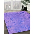 thumbnail image 3 of Ahgly Company Machine Washable Indoor Rectangle Transitional Aztech Purple Area Rugs, 6' x 9', 3 of 7