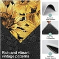 thumbnail image 3 of Yellow Sunflower Art Pattern Kitchen Rugs Sets Of 3,Kitchen Runner Rugs Non Skid Washable,Decorative Kitchen Floor Mats for Kitchen,Sink,Laundry,17"x30"+ 17"x47" + 17"x59", 3 of 6