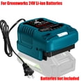 thumbnail image 1 of Portátil Mini Rápido Charger Herramienta Eléctrica Batería Charger Compatible para Green*works Baterías de Litio de 24V Enchufe US, 1 of 9