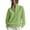 Green, variant on Tnhcen Women's Quarter Zip Pullover Fleece Lined Stand Collar Sweatshirt Solid Color Long Sleeve Casual Workout Top Autumn Winter Plus Size S-2XL
