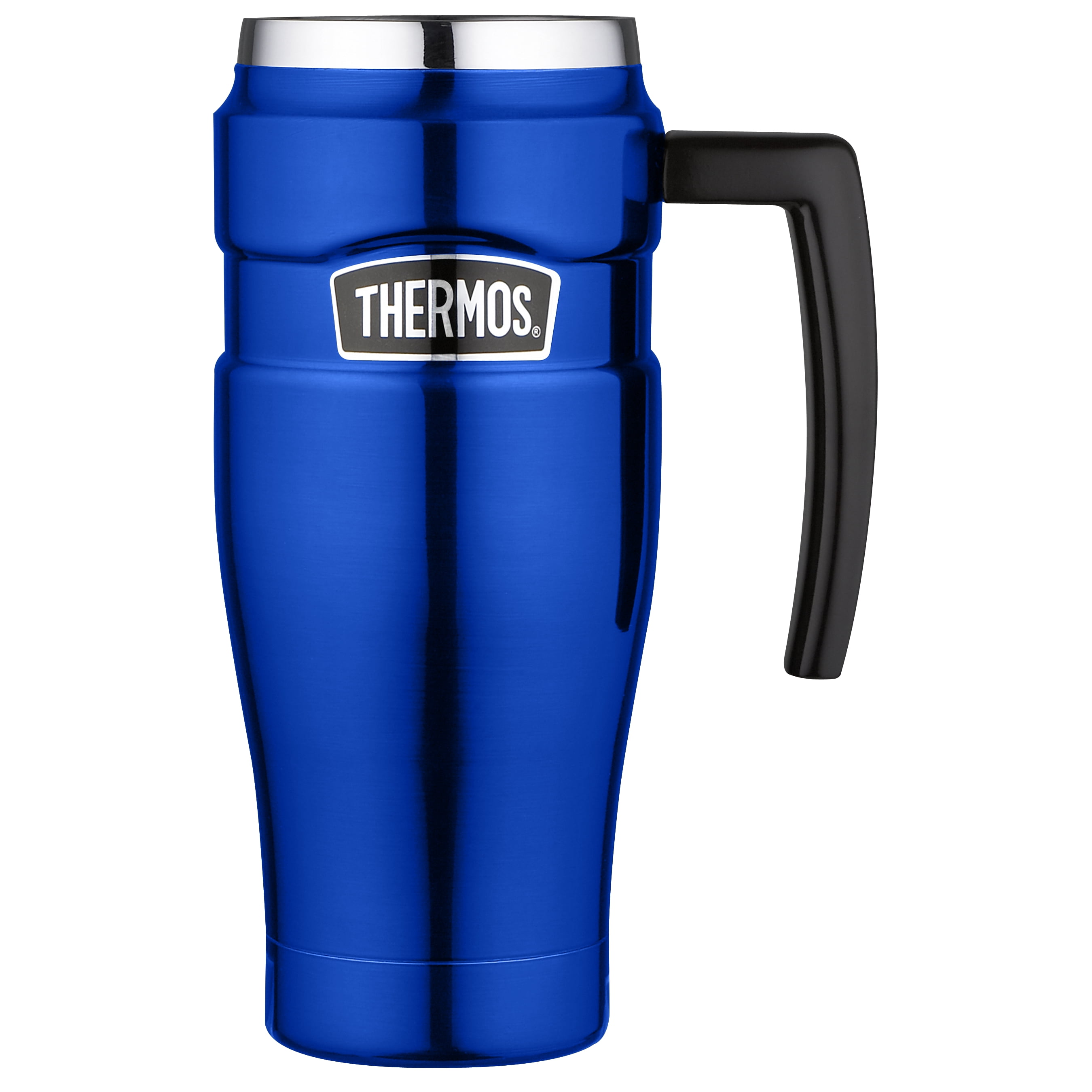 Thermos 16 Ounce Handle Black Mug