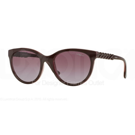 VOGUE Sunglasses VO 2915S 226214 Bordeaux Glitter Pink 53MM