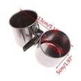 thumbnail image 2 of Tazas dobles para alimentación de pájaros y loros, cuencos de agua y comida de acero inoxidable con alimentador de semillas para pájaros, cuenco colgante, accesorios de soporte para jaula, 2 of 5