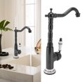 thumbnail image 4 of Antique Kitchen Faucet, Kitchen Faucet Hot Cold Mixed  For Bar For Home Black, 4 of 8