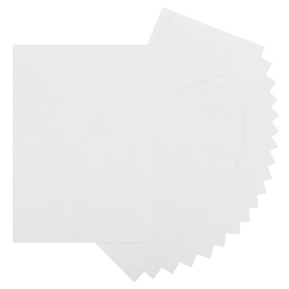 Uxcell 20 Sheets White Cardstock Printer Paper 8.5" x 11" A4 Thick Paper Sheet 250gsm/170lb Bulk Card Stock for Printer DIY Scrapbook Menus Cards