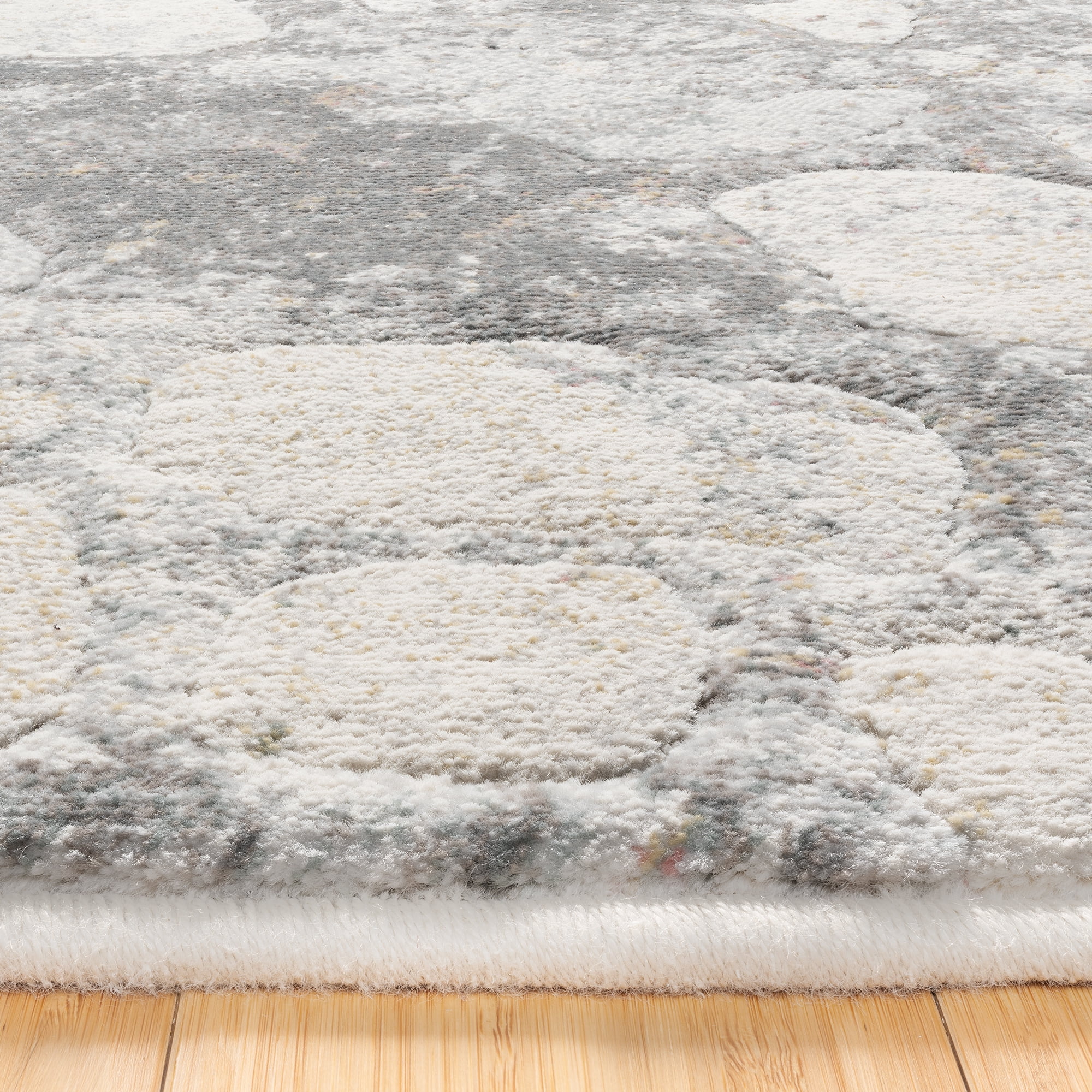 Gertmenian Blayne Basalt Modern Camouflage Gray Indoor Area Rug, 6x9