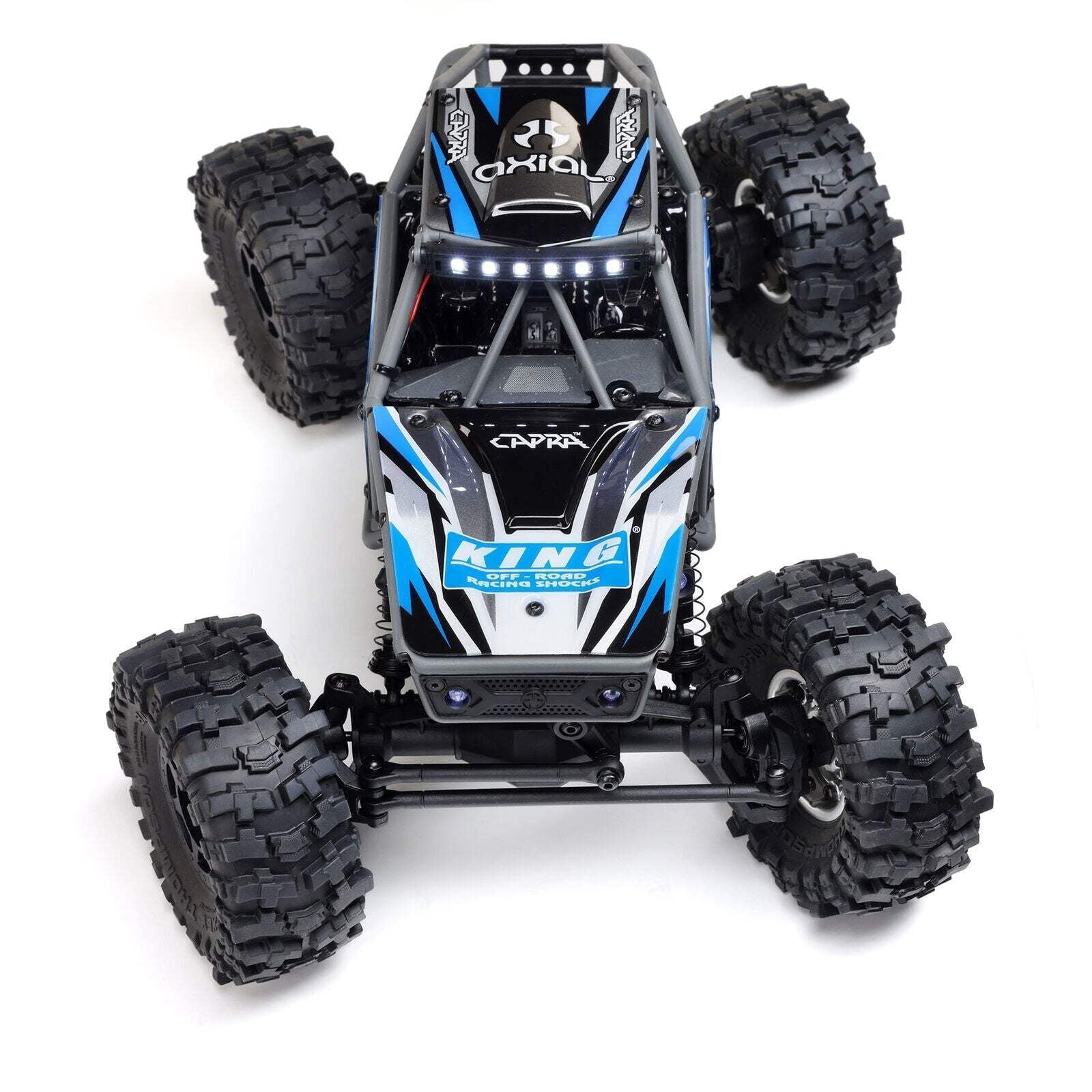 Axial 1/18 UTB18 Capra 4WS 4X4 RTR Brushed Rock Crawler Battery & Charger Included Blue AXI-1750T1