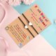 thumbnail image 3 of Love Bracelet Creative Glossy Jewelry Regalos para niñas Hecho a mano Make A Wish Card FLhrweasw Nuevo, 3 of 7