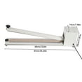 thumbnail image 2 of TFCFL Manual Impulse Heat Sealing Machine 8 Gears Hand Impulse Sealer For Plastic Bags Aluminium Foil Paper, 2 of 16