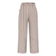 thumbnail image 4 of Amzcrzy Pantalones De Lino Mujer Capri Rayas Moda Pierna Recta Ligeros Holgados Casuales Playa Vacaciones Verano Con Bolsillos Tallas S-2XL Marrón, 4 of 5