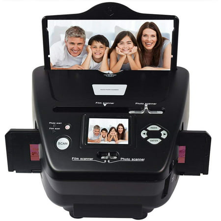 DIGITNOW Photo Scanner 35mm/135slides&Negatives Film Scanner Photo, Name Card, Slides and Negatives to Digital Converter for Saving Films to Digital Files in 4GB SD Card(Included) with Photo (Best Visiting Card Scanner)
