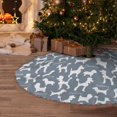 thumbnail image 5 of Defioc Poodle Dog for Christmas Tree Skirt Snowman Xmas Tree Skirt Farmhouse Christmas Decorations Tree Mat for Holiday Party Decor-36", 5 of 6