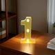 thumbnail image 1 of Luz nocturna LED ajustable para escritorio con control. Lámpara de mesa moderna recargable por USB para dormitorio., 1 of 4