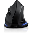 thumbnail image 1 of TRELC Ergonomic , 2.4G Wireless Vertical Optical  with Adjustable Sensitivity (1000/1600/2400 DPI), 6 Buttons for PC, Desktop, Laptop, Notebook (Black), 1 of 6