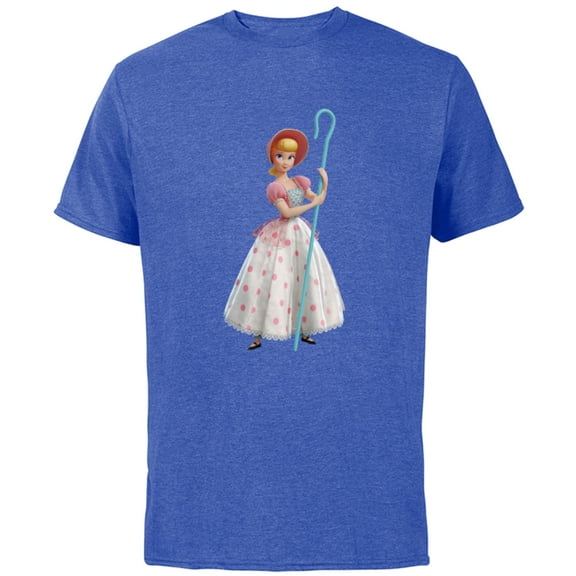 Disney Pixar Toy Story 4 Bo Peep is Here T-Shirt - Short Sleeve Cotton T-Shirt for Adults - Customized-Royal Heather