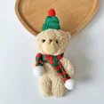 thumbnail image 3 of LLavero de oso de peluche Kawaii de 15cm para niña, muñeco de peluche de dibujos animados, colgante de bolsa, regalos de navidad, 3 of 5