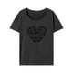 thumbnail image 4 of Camiseta básica de manga corta para mujer Fernando XL transpirable cuello redondo, 4 of 8