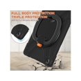 thumbnail image 3 of Samsung Galaxy Tab A 10.1 Case 2019 Model SM-T515 / SM-T510 / SM-T517 with Hand Strap, Heavy Duty Full-Body Rugged Protective Shockproof Cover with 360 Degree Rotatable Stand,Shoulder Strap, 3 of 7