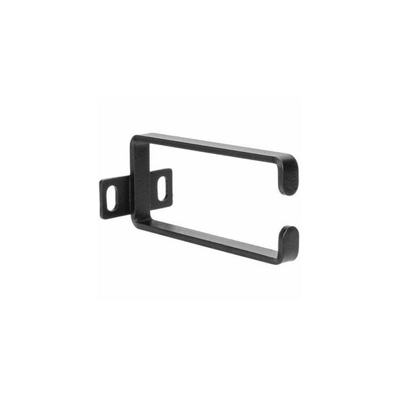 1U Vertical Server Rack Cable Management D-Ring Hook - 1.8x4in (4.5x10cm) - D-ring - Black - 1 - 1U Rack Height - Steel