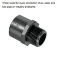 thumbnail image 5 of Uxcell Pipe Fitting 1/2NPT Male Thread 1/2" Socket Straight Connector, Gray 4 Pack, 1"x1NPT 3, 5 of 5