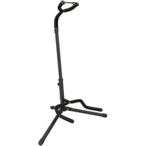 Likegreen Basics Adjustable Folding Stand for Acoustic, Electric, Bass Guitars and Banjos, Black