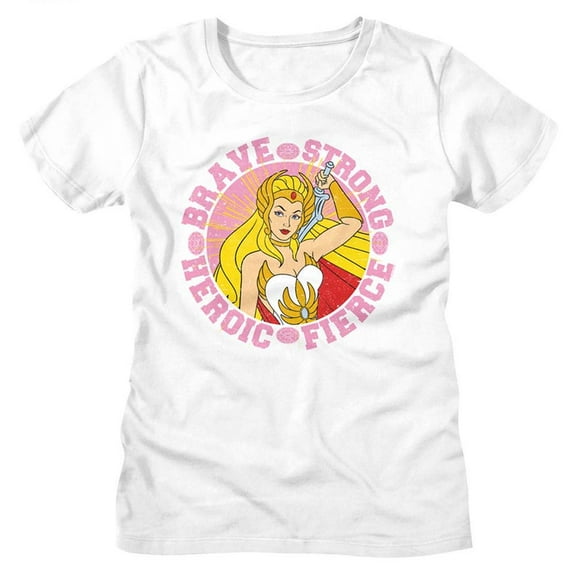 Masters of the Universe She-Ra Brave and Strong White Women's T-Shirt