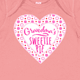 thumbnail image 4 of Inktastic Grandma's Sweetie Pie with Pink Hearts Boys or Girls Baby Bodysuit, 4 of 5