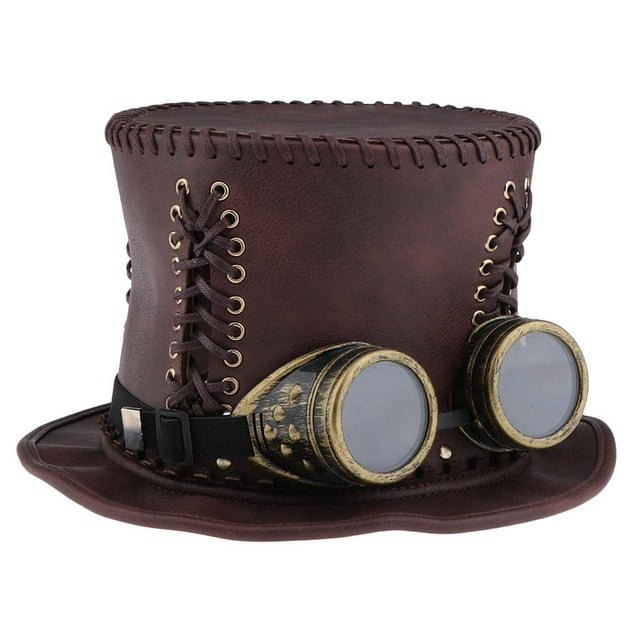 Steampunk Victoriano Gótico Cosplay Halloween Suave Cómoda Elegante Sombrero Colco Sombreros de copa Steampunk