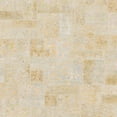 thumbnail image 1 of Ahgly Company Indoor Square Abstract Deep Peach Orange Solid Area Rugs, 7' Square, 1 of 6
