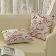 thumbnail image 6 of Fall Pillow Covers 20x20 Burgundy Red Pumpkin Decor Throw Pillows Case for Couch Maple Leaves Autumn Harvest Thanksgiving Farmhouse Indoor Outdoor Decorative Cushion Cases for Sofa Bed Set of 2, 6 of 6