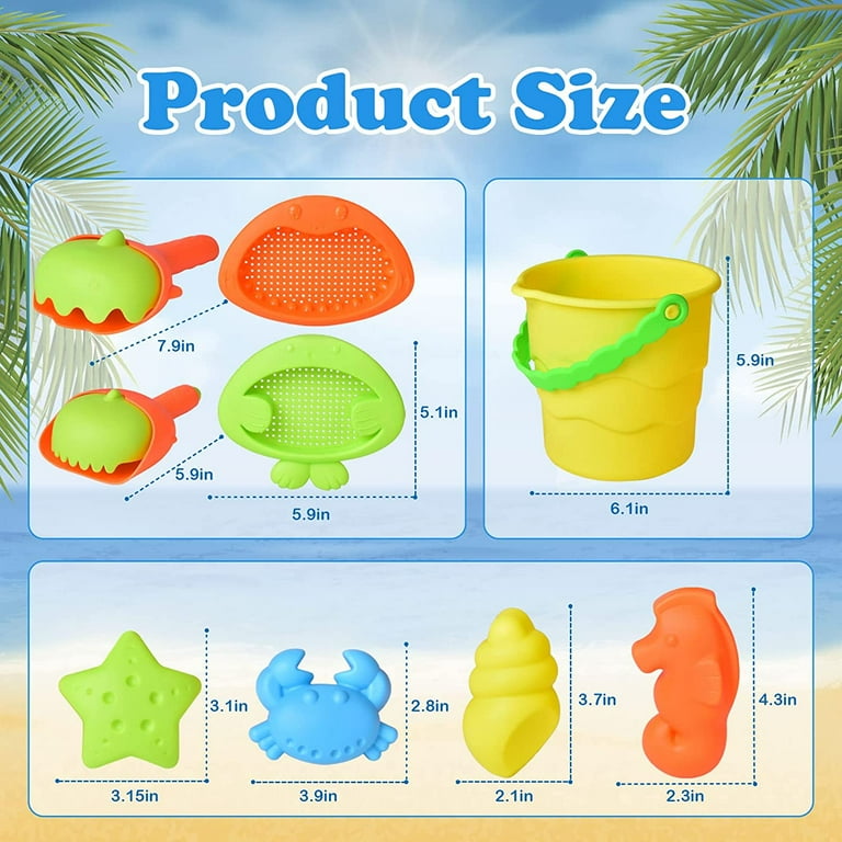 Fun Little Toys Beach Toys for Kids,Toddler Beach Toys,Beach